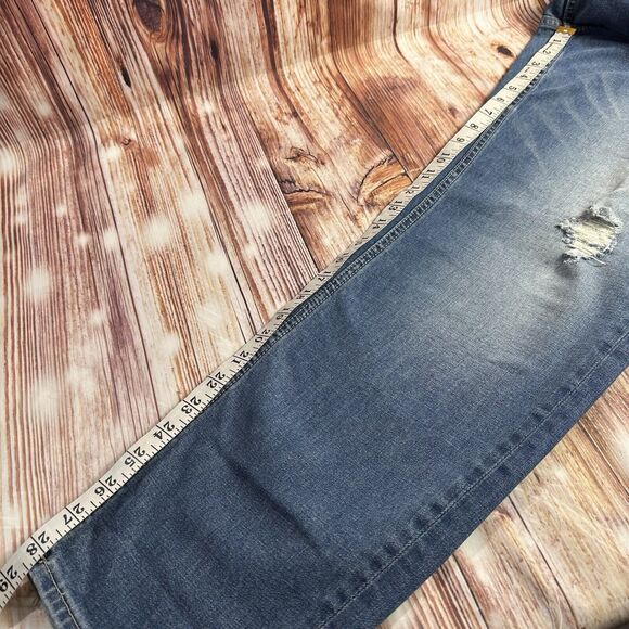 Vigoss THOMPSON TOMBOY Size 20 Mid Rise Ankle Straight Jeans Denim Pants 38x28.5 - Picture 8 of 11